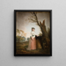 portret van Eleonora Chigi, prinses van Teano - Jacques Sablet — ingelijst kunstwerk aan de muur