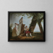 Serenade in een parklandschap in Rome - Jacques Sablet — ingelijst kunstwerk aan de muur