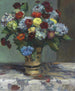 Bloemenboeket met hortensia's - Jacques-Émile Blanche — weergave van het kunstwerk