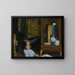 Meisje met psyché - Jacques-Émile Blanche — ingelijst kunstwerk aan de muur