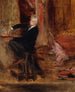 portret van de schilder Jules Chéret 1836-1933 in zijn atelier - Jacques-Émile Blanche — weergave van het kunstwerk