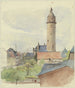 Kasteel Höchst - Jakob Becker — weergave van het kunstwerk