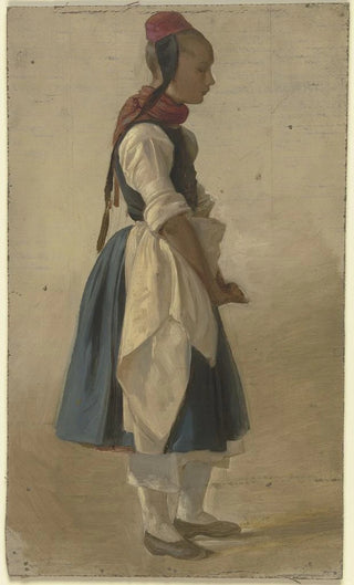 Jakob Becker - Hessian peasant girl.webp