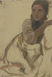 Kleine boerin schilderij - Jakob Becker — weergave van het kunstwerk