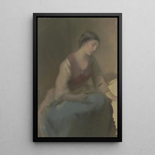 Jakob Becker - Seated woman to the right.webp