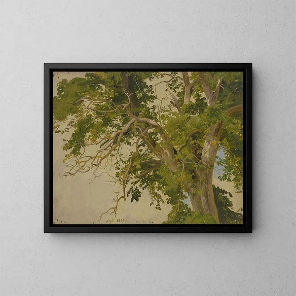 Canopée - Jakob Becker — ingelijst kunstwerk aan de muur