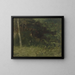 Turf - Jakob Becker — ingelijst kunstwerk aan de muur