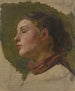 Jonge vrouw - Jakob Becker — weergave van het kunstwerk