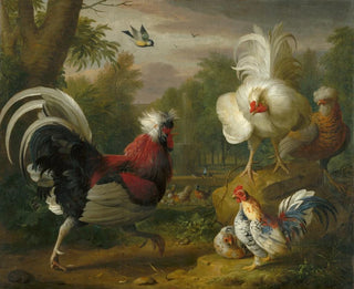 Jakob Bogdani - The Cockrels Fight.webp