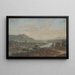 Landschapschilderij met de rivier de Main - Jakob Bürgi — ingelijst kunstwerk aan de muur