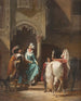 Vertrek voor een wandeling - Jakob Emanuel Gaisser — weergave van het kunstwerk