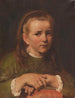 portret van Agnès, de dochter van de kunstenaar - Jakob Grünenwald — weergave van het kunstwerk