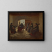 Binnen schilderij - Jakob Kulle — ingelijst kunstwerk aan de muur