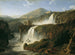 La grande cascade de Tivoli près de Rome - Jakob Philipp Hackert — weergave van het kunstwerk