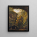 Grotto of Saint François sur le Mont Verna - Jakob Philipp Hackert — framed artwork on a wall