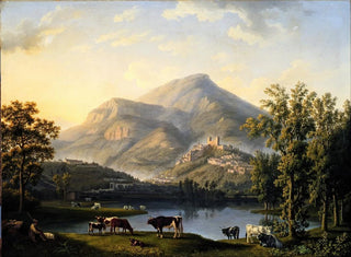 Jakob Philipp Hackert - Veduta dItri Landscape with a View of Itri.webp