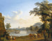 Uitzicht op Sint-Pieter in Rome - Jakob Philipp Hackert — weergave van het kunstwerk