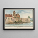 Aarberg - Jakob Samuel Weibel — ingelijst kunstwerk aan de muur