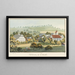 Affoltern in het Emmental - Jakob Samuel Weibel — ingelijst kunstwerk aan de muur