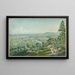 van Bern en de Aare vanaf de Gurten - Jakob Samuel Weibel — ingelijst kunstwerk aan de muur
