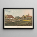 Bargen - Jakob Samuel Weibel — ingelijst kunstwerk aan de muur