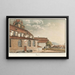 Bienne - Jakob Samuel Weibel — ingelijst kunstwerk aan de muur