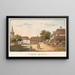 Cappelen nabij Aarberg - Jakob Samuel Weibel — ingelijst kunstwerk aan de muur