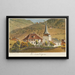 Diemtigen - Jakob Samuel Weibel — ingelijst kunstwerk aan de muur