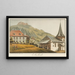 Erlenbach - Jakob Samuel Weibel — ingelijst kunstwerk aan de muur