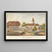 Langenthal - Jakob Samuel Weibel — ingelijst kunstwerk aan de muur