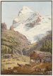 Le Wetterhorn - Jakob Samuel Weibel — weergave van het kunstwerk