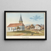 Lzelflh - Jakob Samuel Weibel — ingelijst kunstwerk aan de muur