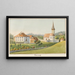 Neuenegg - Jakob Samuel Weibel — ingelijst kunstwerk aan de muur