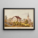 Oberbalm - Jakob Samuel Weibel — ingelijst kunstwerk aan de muur