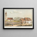 Radelfingen - Jakob Samuel Weibel — ingelijst kunstwerk aan de muur