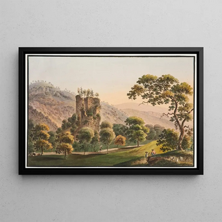 Jakob Samuel Weibel - Ruine dUnspunne prs dJnterlaken.webp