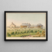 Schwarzenegg - Jakob Samuel Weibel — ingelijst kunstwerk aan de muur
