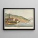 Spiez - Jakob Samuel Weibel — ingelijst kunstwerk aan de muur