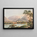 van Interlaken uitzicht - Jakob Samuel Weibel — ingelijst kunstwerk aan de muur