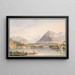 Uitzicht op de omgeving van Thun - Jakob Samuel Weibel — ingelijst kunstwerk aan de muur