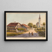 Wahleren - Jakob Samuel Weibel — ingelijst kunstwerk aan de muur