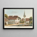 Wohlen - Jakob Samuel Weibel — ingelijst kunstwerk aan de muur