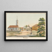 Wynigen - Jakob Samuel Weibel — ingelijst kunstwerk aan de muur