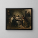 Het avondmaal bij Emmaüs - Jakob Smits — ingelijst kunstwerk aan de muur