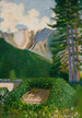 Landschap met de tombe van Maksymilian Gierymski - Jakub Juszczyk — weergave van het kunstwerk