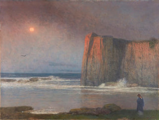 Jakub Schikaneder - The Calm Sea Nocturne.webp