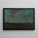 Note in blauw en opaal De Wolk van de zon - James Abbott McNeill Whistler — ingelijst kunstwerk aan de muur