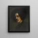 portret van Whistler met hoed - James Abbott McNeill Whistler — ingelijst kunstwerk aan de muur