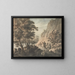 Landschap met rivier en figuren - James Adam — ingelijst kunstwerk aan de muur
