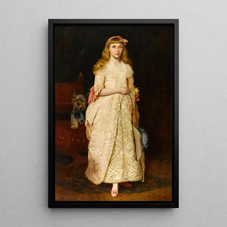 James Archer - A portrait of Miss Rose Fenwick as a child.webp